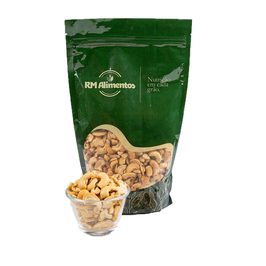 Castanha de Caju Torradas em Banda (Com e sem Sal) - 500g a 1Kg