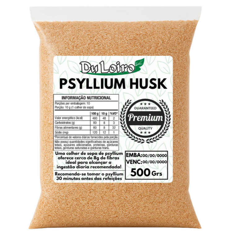 Psyllium Rico em Fibras 500g