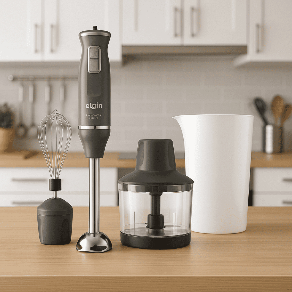 Mixer Power Inox 3 Em 1 600w Elgin Lunar - 220v ou 127v Cor Cinza Lunar